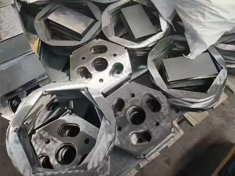 Bahagian Logam Lembaran Pemotongan Laser Keluli Aloi